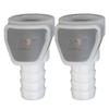 (2) Pack Air Hose Quick-Connect Female Connector Replacement for F-236 (For Beds With 3/8" Inside Diameter Hoses Only) Nordson MEDICAL LinkTech (3/8" Air Hose Quick-Connect Female) view 1