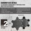 Shungite Charging Plate Metatron - Matte Finish - Engraving of the Sacral Symbol Cube of Metatron - Charging Plate for Crystals Plant and Drinking - Each one has a Certificate of Authenticity view 3