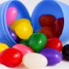 Plastic Easter Eggs Filled with Chocolate Robin Eggs, 12 Filled Easter Egg Bulk view 1