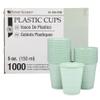 Henry Schein 5 Oz Plastic Disposable Dental Cups, Green, Durable, 1000 Ct view 1