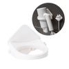 WOONEKY Wall-mounted Hair Dryer Holder Punch Hair Tool Organizer for Bathroom Design Easy Installation Space-saving view 3
