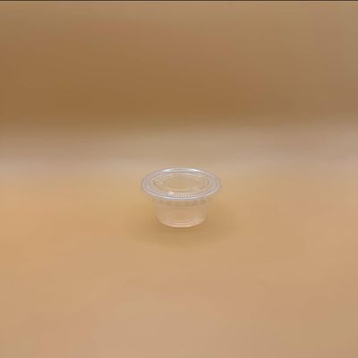 1000 Count 1OZ Clear Disposable Plastic Portion Cups with Lids - Souffl Cups, Jello Shot Cups With Lids, Clear Plastic Containers Perfect for salad Dressing and More