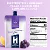 HTWO Plus Molecular Hydrogen Water with Electrolytes, Grape Lemonade Flavor, Sugar Free Hydration Packets, 16.9oz 12 Pack, Energy Sports Drink, Performance & Recovery Support, Alternative to Hydrogenated Tablet - no Prep/Mess, 15 ppm view 2