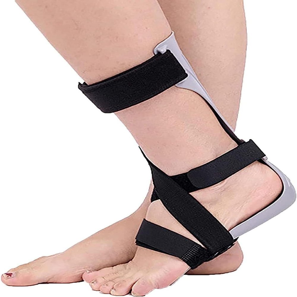 UGIENRHV Drop Foot Brace, Ankle Foot Orthosis Support, Foot Varus and Valgus Corrective Shoes, Lightweight Postural Correction Stabilizer Brace for Men and Women.(Left,X-Large)