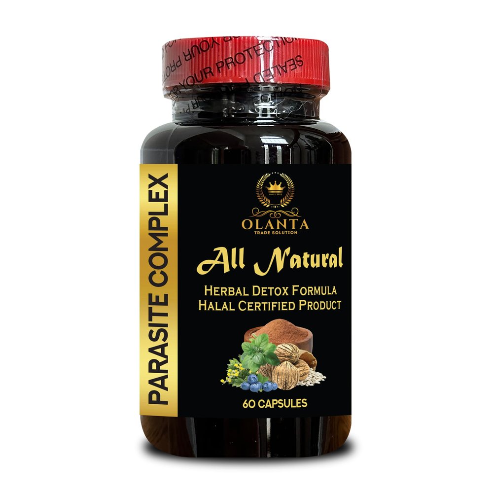 Parasite Complex with Wormwood, Black Walnut & Cloves - Natural Support for Digestive Health, Cleansing, & Wellness - Herbal Supplement - Capsules - 60 Count - 1 Bottle - GMP-Certified Formula