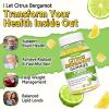2 Pack Citrus Bergamot Gummies, Citrus Bergamot Supplement for High Cholesterol, Cholesterol Lowering Supplement for Heart, Immune System & Healthy Aging Support, Sugar Free, Lemon Flavor, 120 Cts view 4