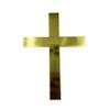 10cm Cross Cake Topper Acrylic Mirror Baptism Cake Decoration Gold Silver for Baptism Party Birthday Wedding DIY Cake Supplies 3.94inch view 2