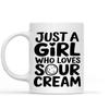 Norli Caicaryn Funny Gift Idea Funny Sour Cream Sour Cream Gift, 15-ounce 11 Oz White Ceramic Coffee Mug view 1