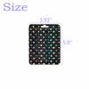 100 pack Holographic Candy Bags Resealable Clear Packaging Ziplock Bag 4 x 6"Jewelry Sample Food Treat Party Favor Small Bussiness Bags view 4