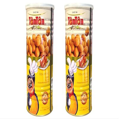 2 Packs - Chicken flavour Peanuts - Dau Phong Vi Ga - 7 Oz per Can with 2 Cans per Order
