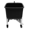 FXEIPOL Floor Mop Sink 60Kg/132.28Lbs Capacity Freestanding Mop Buckets with Wheels for Bars, Garages, Patios(15.75 x 15.75 x 19.88In) view 1