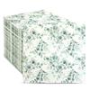 200Pcs Greenery Guest Napkins Paper Disposable Green Leaves Hand Towels Decorative Dinner Napkin Paper for Bathroom Baby Shower Wedding Birthday Party Supplies Table Decor(6.5 * 6.5 inch) view 1