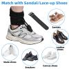 Tenbon AFO Foot Drop Brace for Walking with Shoes & Sandals, Adjustable Dorsiflexion Assist Support for Improved Gait, Lightweight Drop Foot Orthosis for Daily Recovery, Fits Left or Right Foot view 4