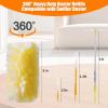 Senowi 50 Count 360 Heavy Duty Duster Refills Compatible with Swiffer, Larger Size-Extra Thick Electrostatic Disposable dusters Refill for Electronics, Furniture, Blinds, Ceiling Fans, Unscented view 2