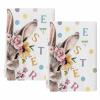 FADADII11 Kitchen Dish Towels Floral Bunny Water Absorbent Hand Towels Rabbit Colorful Dots Tea Towels Dish Cloths for Kitchen Cleaning Drying 2 Pack view 1