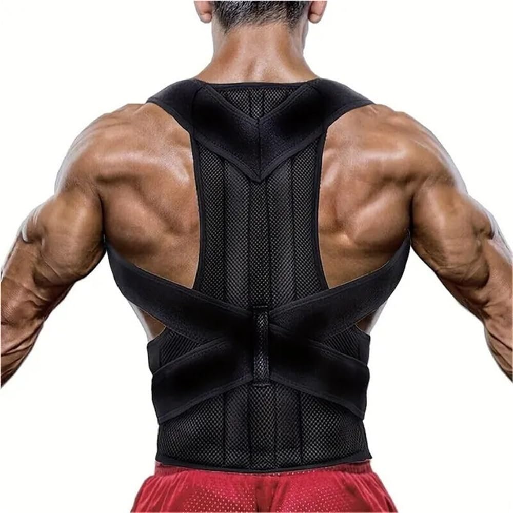 XS-5XL Big Size Posture Corrector Back Brace Men Women Shoulder Neck Clavicle Support Adjustable Upright Back Support Straightener Prevent Scoliosis Improve Hunchback(XX-Large)