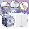 Fourluoo 12 Pack Facial Tissues Cube Boxes 600 Sheets 3 Ply Square Design view 3