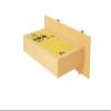 Floating Shower Bench Kit with Orange Waterproof Foam Board-(10.25in. x 36in. x 4in.)-Wall-Mounted Shower Seat with Hidden Support Brackets Waterproof Bathroom Bench for Shower Seating view 1