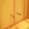 Floating Shower Bench Kit with Orange Waterproof Foam Board-(10.25in. x 36in. x 4in.)-Wall-Mounted Shower Seat with Hidden Support Brackets Waterproof Bathroom Bench for Shower Seating view 3