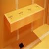 Floating Shower Bench Kit with Orange Waterproof Foam Board-(10.25in. x 36in. x 4in.)-Wall-Mounted Shower Seat with Hidden Support Brackets Waterproof Bathroom Bench for Shower Seating view 4