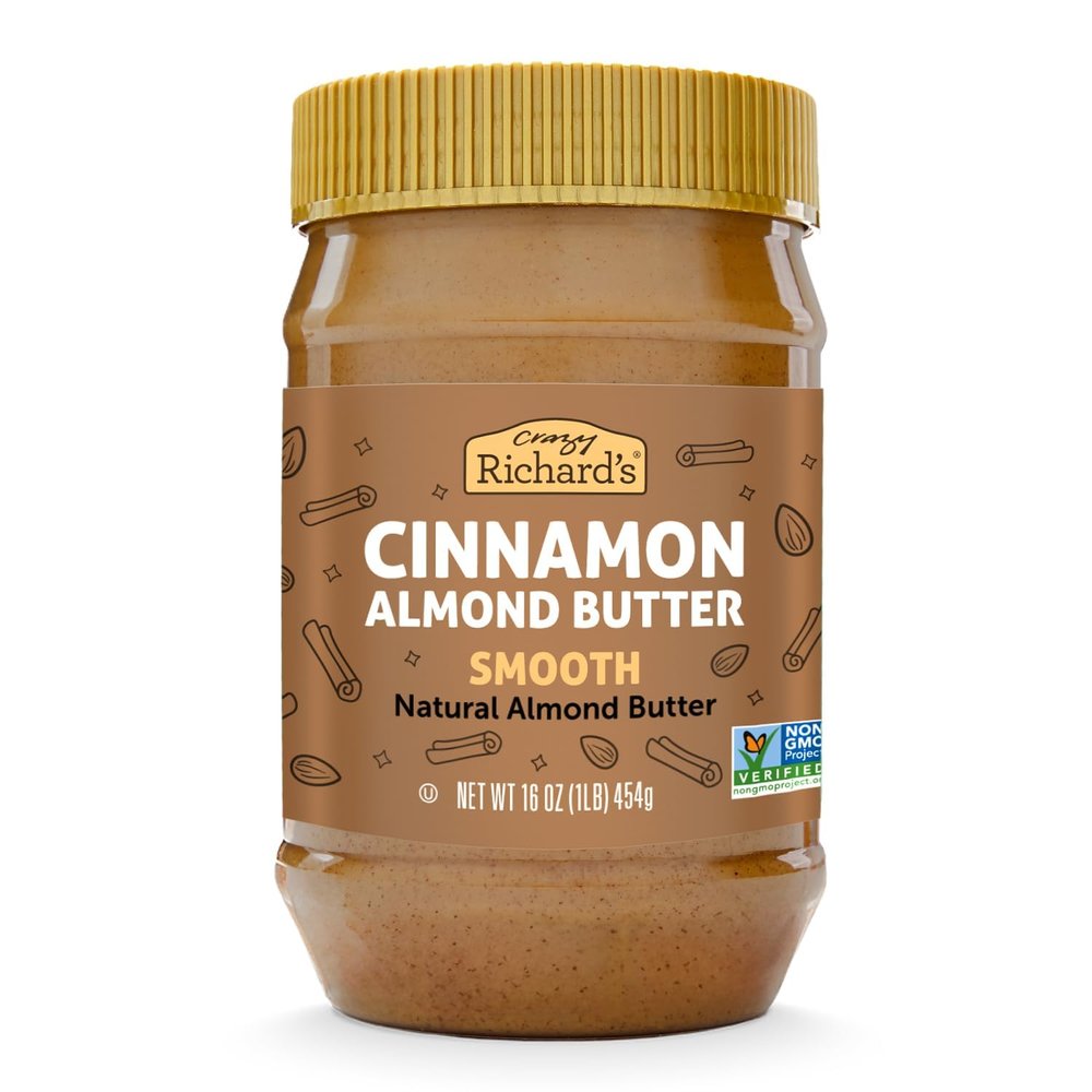 Crazy Richard's Cinnamon Almond Butter with Just Four Simple Ingredients (16 Ounce, Pack of 1)