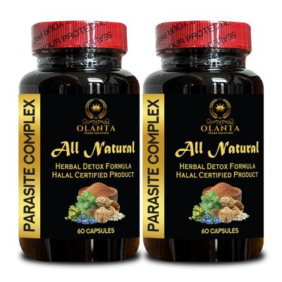 Advanced Herbal Parasite Complex for Digestive Balance with Wormwood, Cloves & Black Walnut - Complex for Digestive Balance - 2 Bottles 120 Capsules