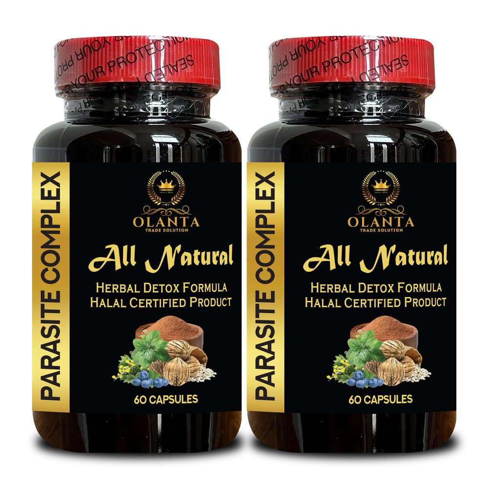 Advanced Herbal Parasite Complex for Digestive Balance with Wormwood, Cloves & Black Walnut - Complex for Digestive Balance - 2 Bottles 120 Capsules