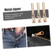 NUOBESTY 10pcs Zipper Pulls Heavy Duty Bag Zipper Pull Tab Travel Straps for Luggage view 2