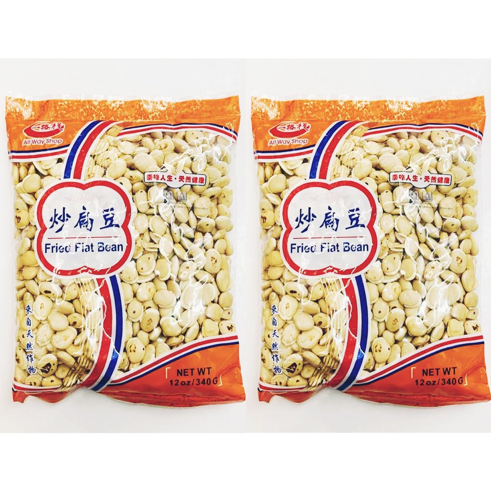 Fried Flat Beans, 12 oz, Pack of 2