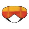 Orange and Yellow Pattern Blackout Sleep Eye Mask Sleeping Mask for Women Men Sleeping Travel Yoga Naps view 1