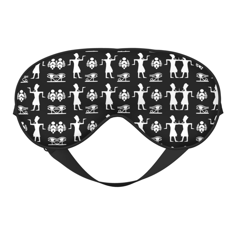 Egyptian Eye of Pharaoh Blackout Sleep Eye Mask Sleeping Mask for Women Men Sleeping Travel Yoga Naps