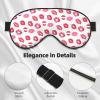 Love Lipstick Blackout Sleep Eye Mask Sleeping Mask for Women Men Sleeping Travel Yoga Naps view 4