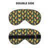 Cute Pineapple Pattern Sleep Mask Adjustable Strap Blocks Light for Night Sleeping Travel Office Naps Aldult view 2