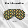 Cute Pineapple Pattern Sleep Mask Adjustable Strap Blocks Light for Night Sleeping Travel Office Naps Aldult view 3