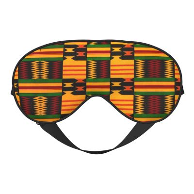 African Tribal Sleep Mask Adjustable Strap Blocks Light for Night Sleeping Travel Office Naps Aldult
