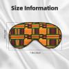 African Tribal Sleep Mask Adjustable Strap Blocks Light for Night Sleeping Travel Office Naps Aldult view 3