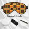 African Tribal Sleep Mask Adjustable Strap Blocks Light for Night Sleeping Travel Office Naps Aldult view 4