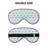 Cute Lovely Flamingos Sleep Mask Adjustable Strap Blocks Light for Night Sleeping Travel Office Naps Aldult view 2