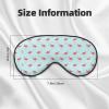 Cute Lovely Flamingos Sleep Mask Adjustable Strap Blocks Light for Night Sleeping Travel Office Naps Aldult view 3