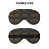 Periodic Table Sleep Mask Adjustable Strap Blocks Light for Night Sleeping Travel Office Naps Aldult view 2