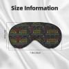 Periodic Table Sleep Mask Adjustable Strap Blocks Light for Night Sleeping Travel Office Naps Aldult view 3