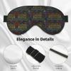 Periodic Table Sleep Mask Adjustable Strap Blocks Light for Night Sleeping Travel Office Naps Aldult view 4