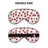 Sleep Mask Fresh Red Cherry Breathable Blackout Eye Mask for Women Men Shade Cover Sleeping Eye Cover view 2