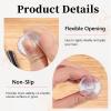 28 Pairs Heel Protectors for Grass, 4 Sizes Heel Covers for High Heel Shoes, Clear Stiletto Heel Caps for Walking on Uneven Floor and Grass (XS,S,M,L) view 4