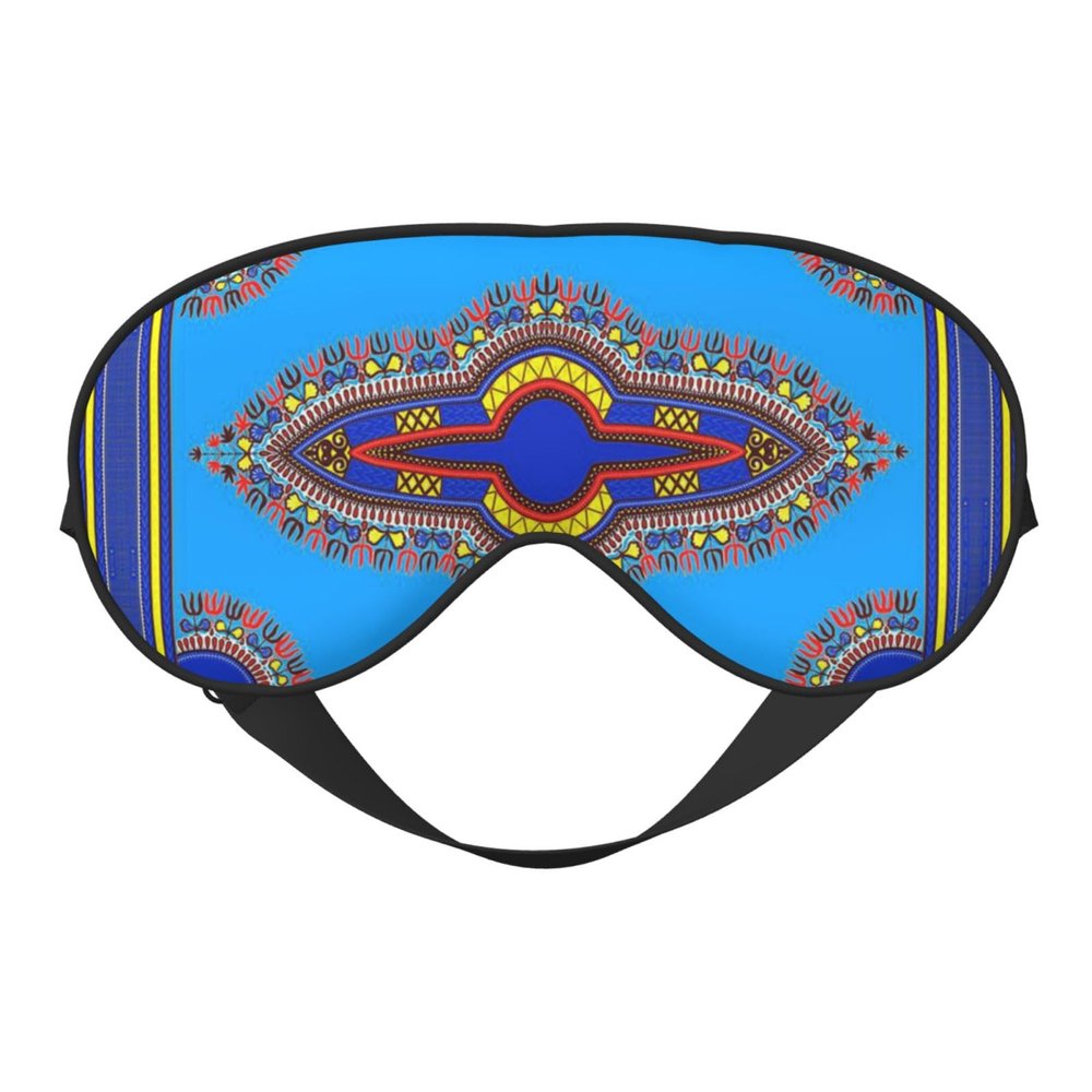 African Dashiki Pattern Blackout Sleep Eye Mask Sleeping Mask for Women Men Sleeping Travel Yoga Naps