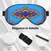 African Dashiki Pattern Blackout Sleep Eye Mask Sleeping Mask for Women Men Sleeping Travel Yoga Naps view 4