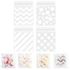 100 PCS White Polka Dots Star Stripe Cellophane bags(4x4 Inch) Winter Frozen Self Sealing Cookie Treat Snack Goodie Candy Goody Gifts Bags for Christmas Birthday Holiday Party Favors Supplies Wrap view 1