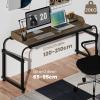 LINASHI 40cm Over Bed Table,Equipped with a Partition for Lazy People on The Bed, Study Desk,Adjustable Height with Wheels,and Work Desk on The Bed. 120 cm view 4