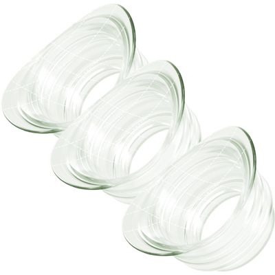eagosion 3 Pack Replacement Silicone Eye Cups for Electric Eye Wash Station Soft, Skin-Friendly Eyewash Cups for Daily Eye Cleaning Leak-Proof, ReusableFlush Bowl Compatible with EC
