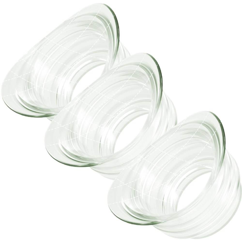 eagosion 3 Pack Replacement Silicone Eye Cups for Electric Eye Wash Station Soft, Skin-Friendly Eyewash Cups for Daily Eye Cleaning Leak-Proof, ReusableFlush Bowl Compatible with EC